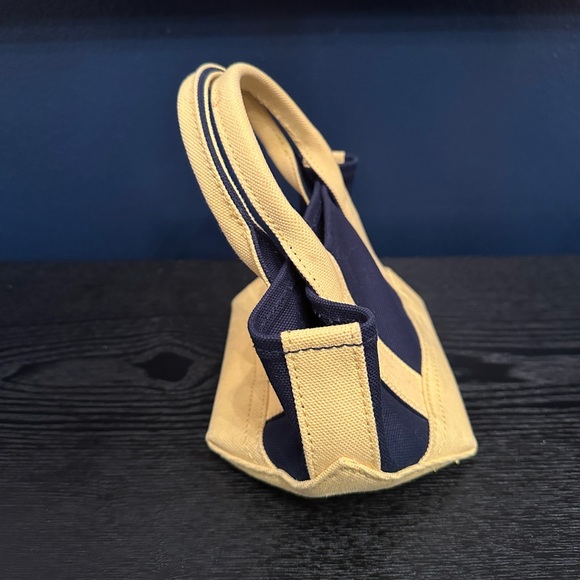 Ralph Lauren Mini Handbag in Yellow & Navy - Picture 5 of 9